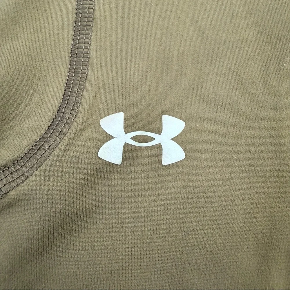Women’s Under Armour Fitted Workout Athletic Leggings Drawstring Pockets Medium